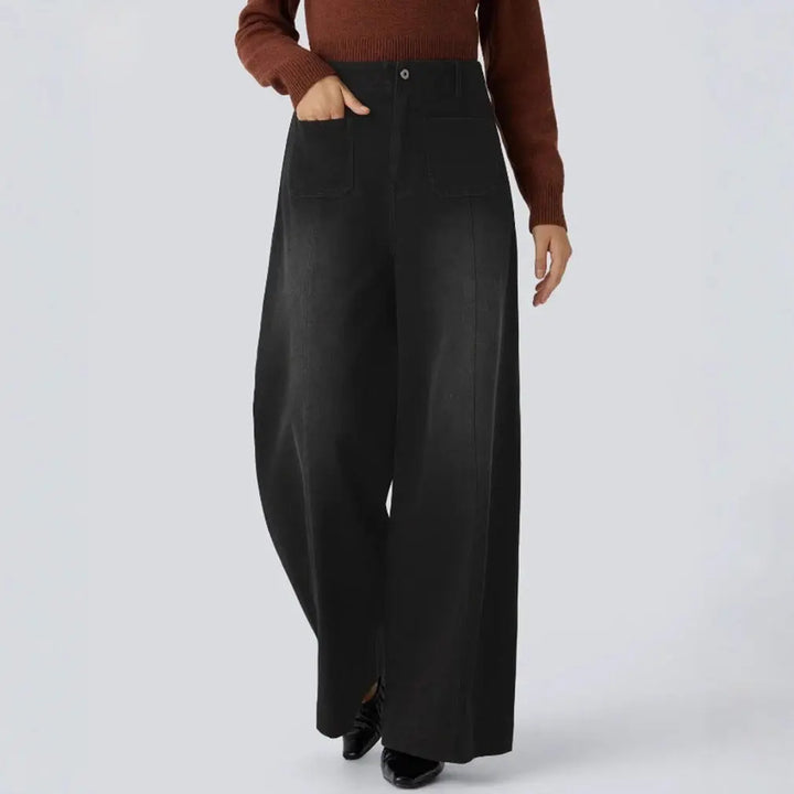 LS | Women Classic Wide Leg Jeans Lion Style