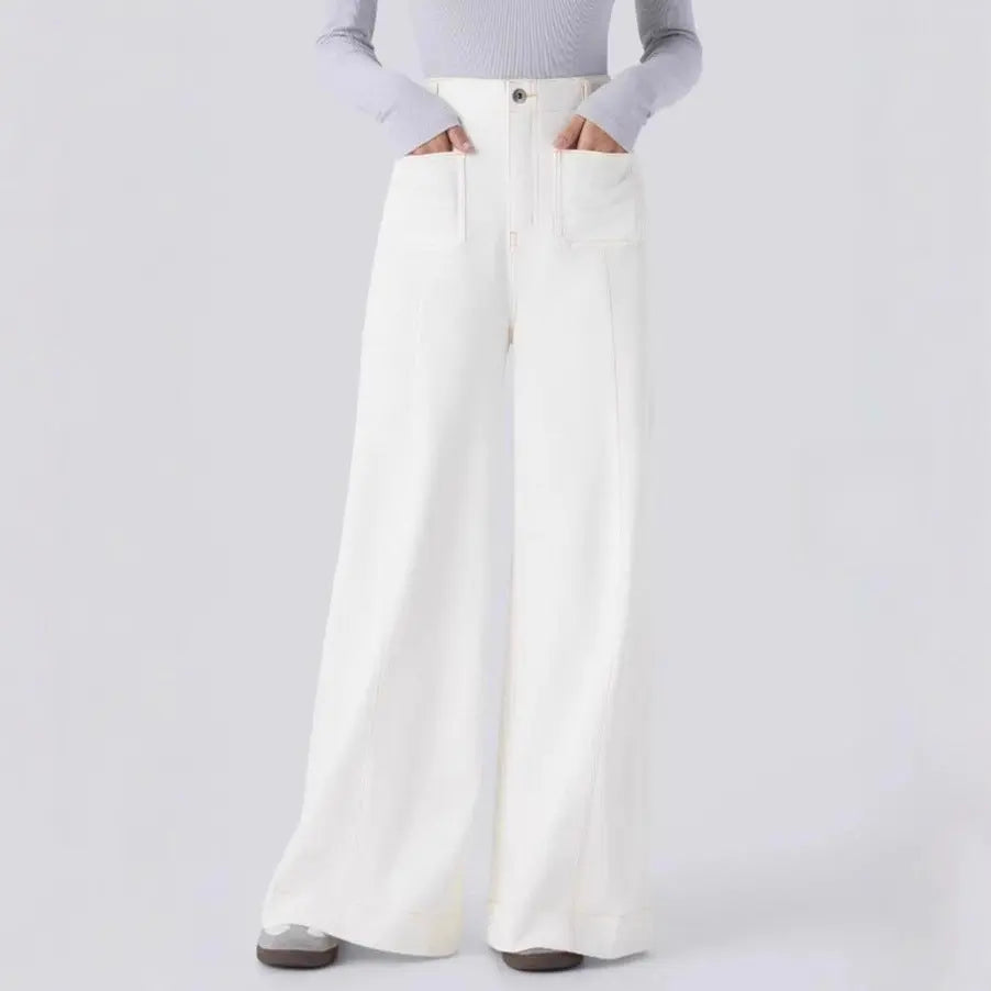 LS | Women Classic Wide Leg Jeans Lion Style