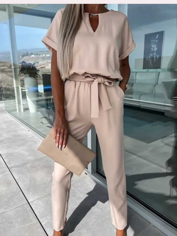 LS | Women Clean Casual Fit Jumpsuit Lion Style
