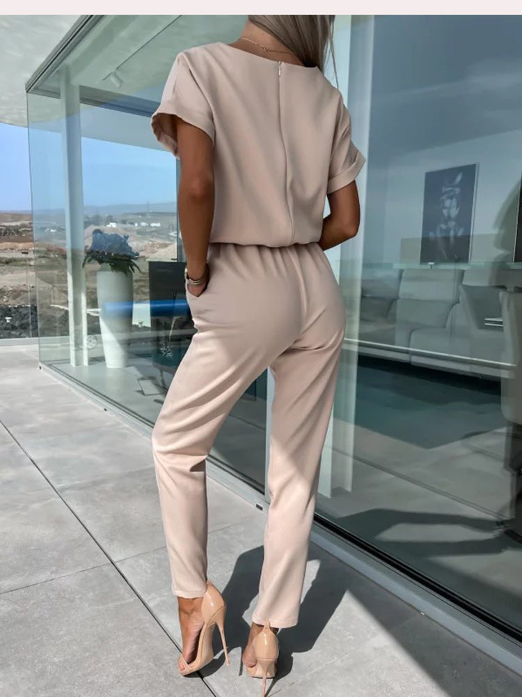 LS | Women Clean Casual Fit Jumpsuit Lion Style