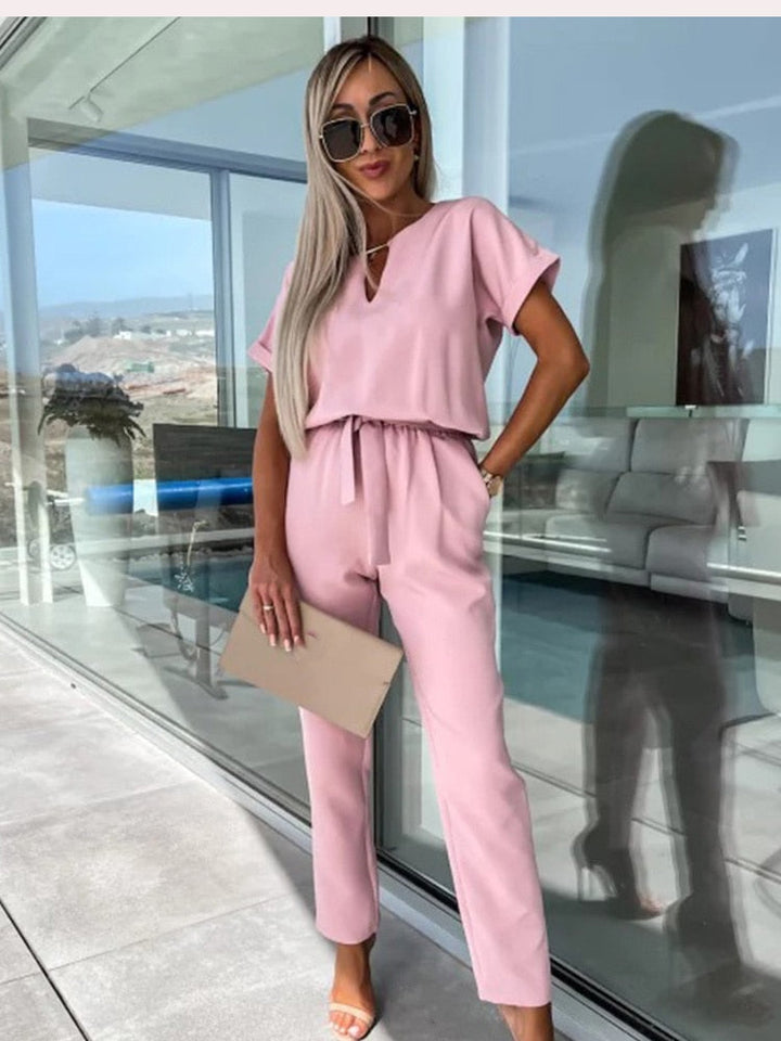 LS | Women Clean Casual Fit Jumpsuit Lion Style