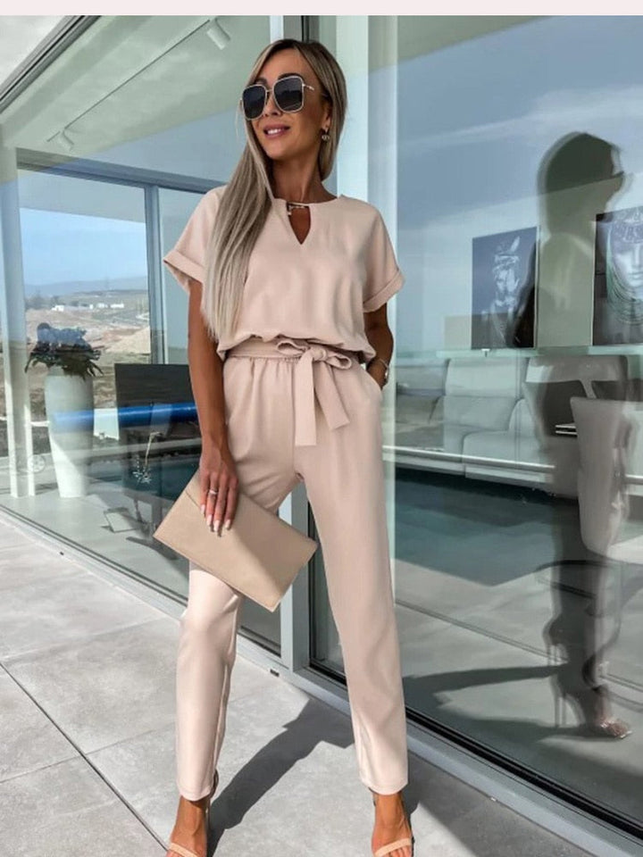 LS | Women Clean Casual Fit Jumpsuit Lion Style