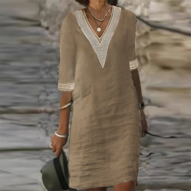 LS | Women Coastal Mini Dress Lion Style