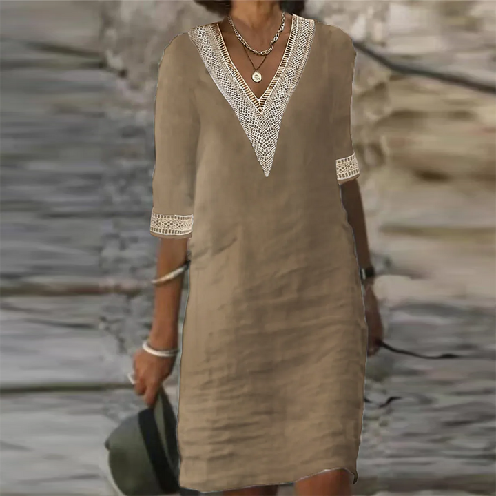 LS | Women Coastal Mini Dress Lion Style