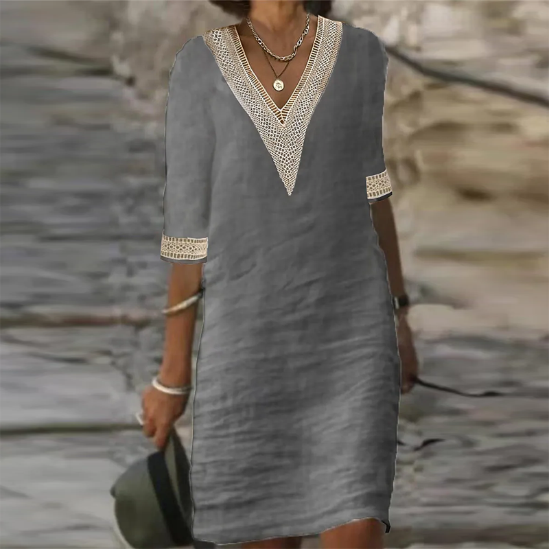 LS | Women Coastal Mini Dress Lion Style