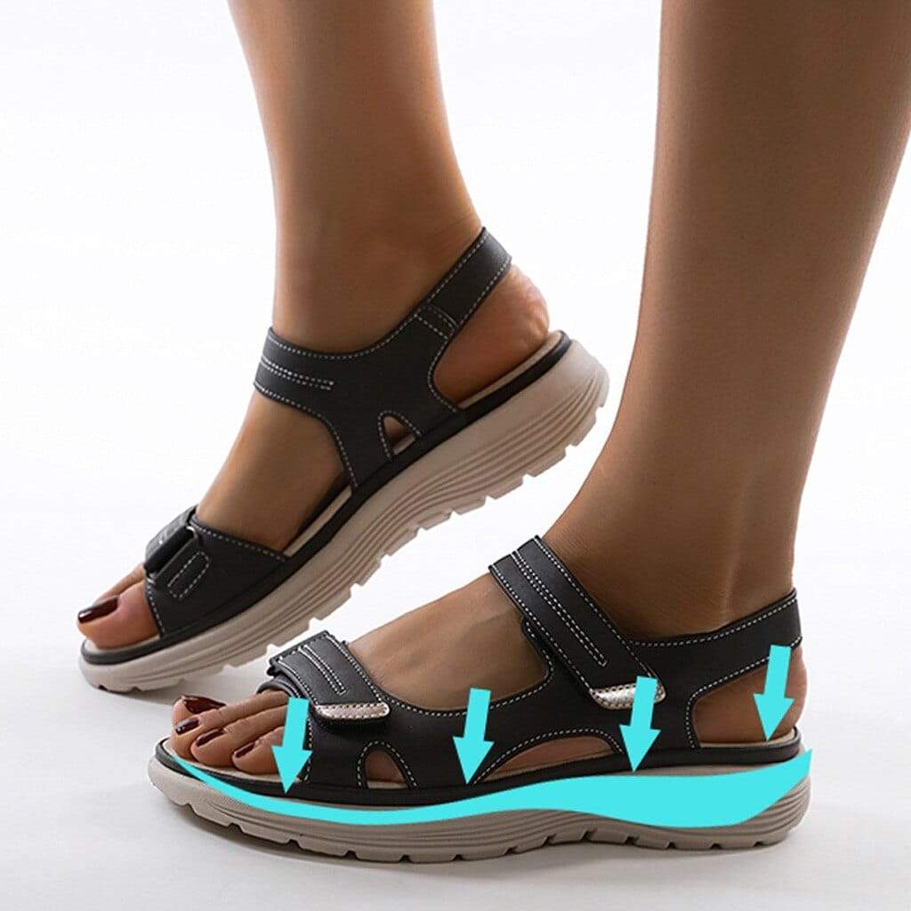 LS | Women Comfort Strap Orthopedic Sandals Lion Style