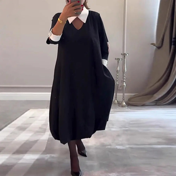 LS | Women Contemporary Midi Dress Lion Style