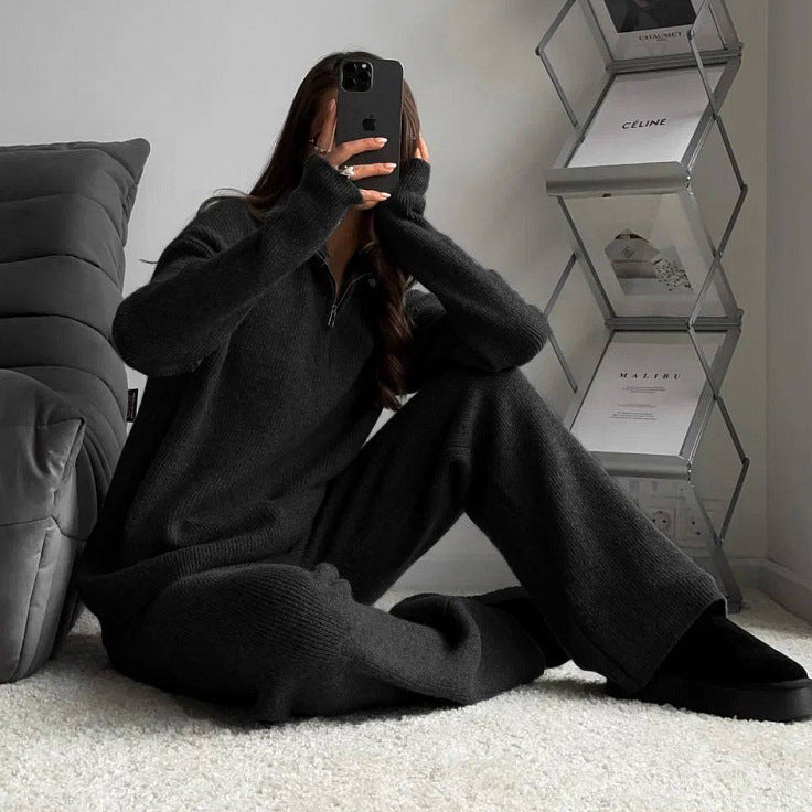 LS | Women Cozy Rib Lounge Set Lion Style