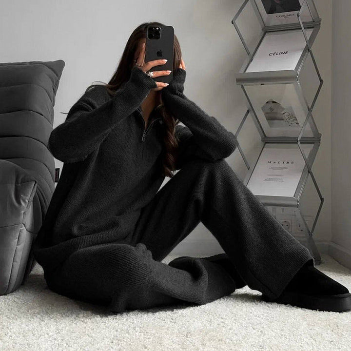 LS | Women Cozy Rib Lounge Set Lion Style