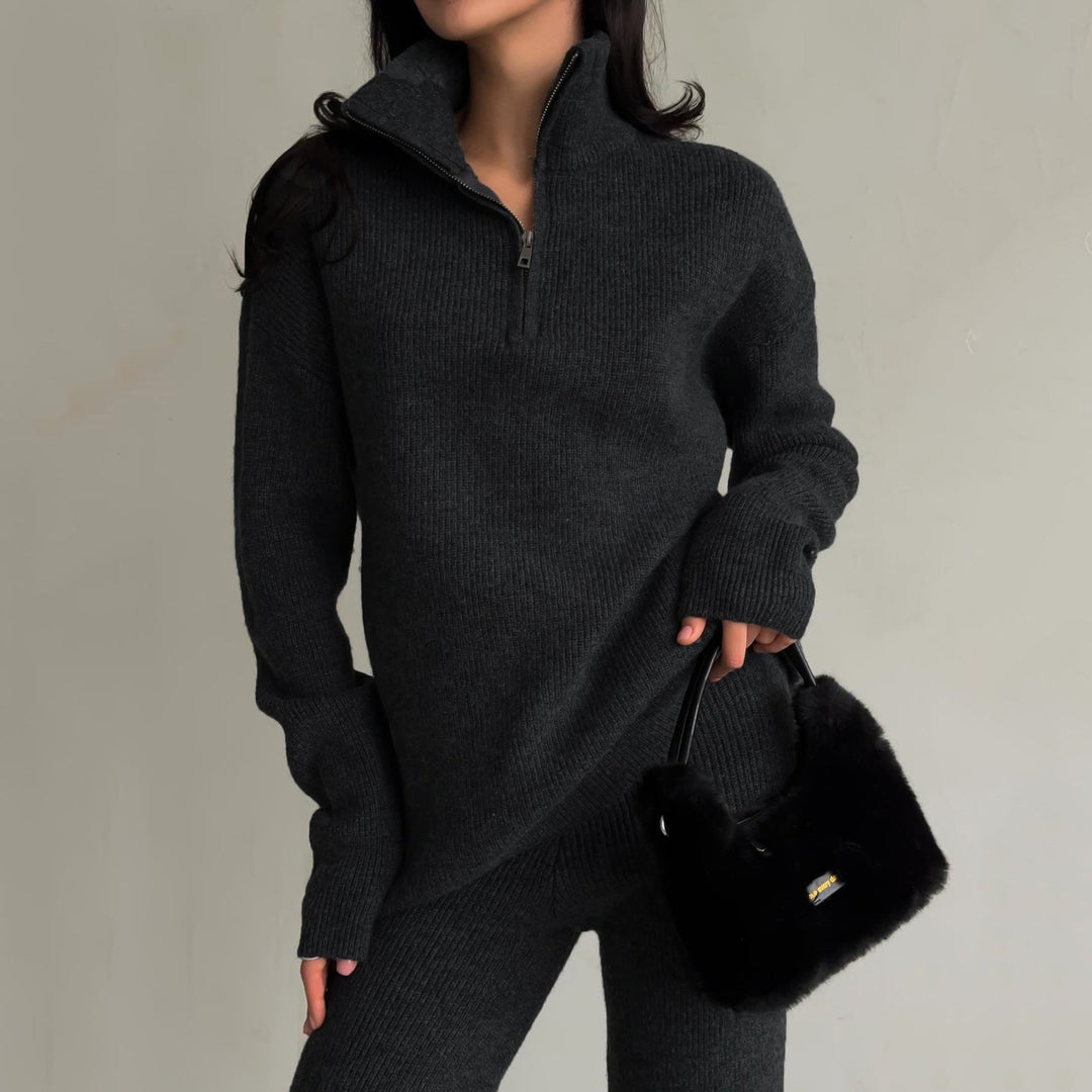 LS | Women Cozy Rib Lounge Set Lion Style