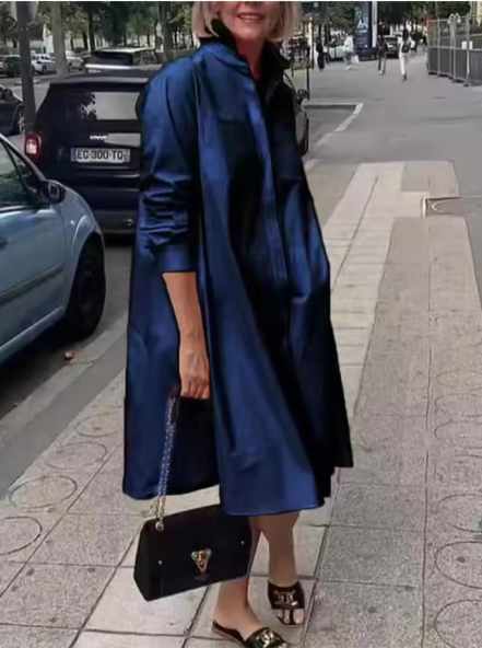 LS | Women Daily Wear Collar Dress Lion Style