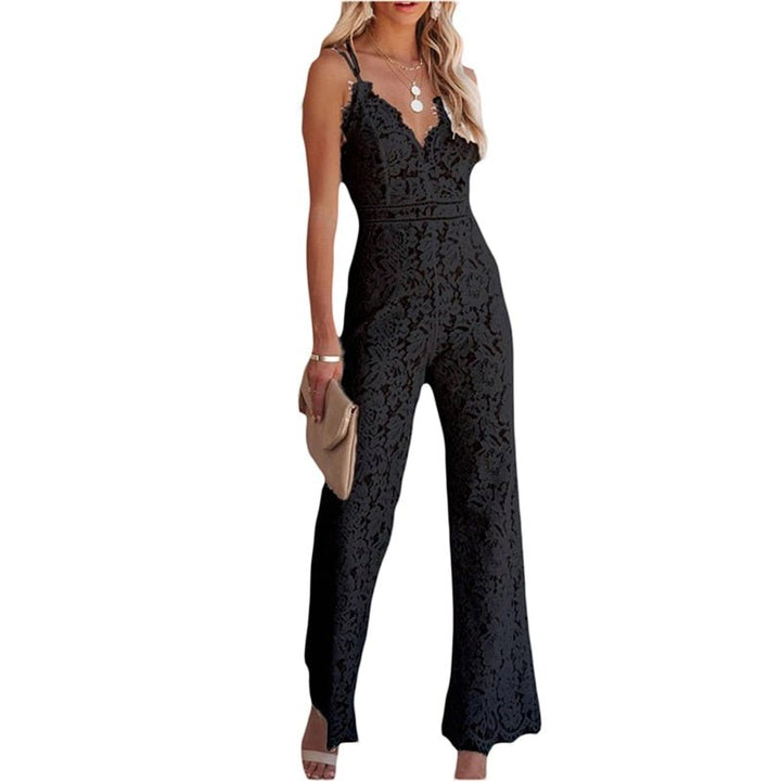 LS | Women Dreamy Lace Jumpsuit Lion Style