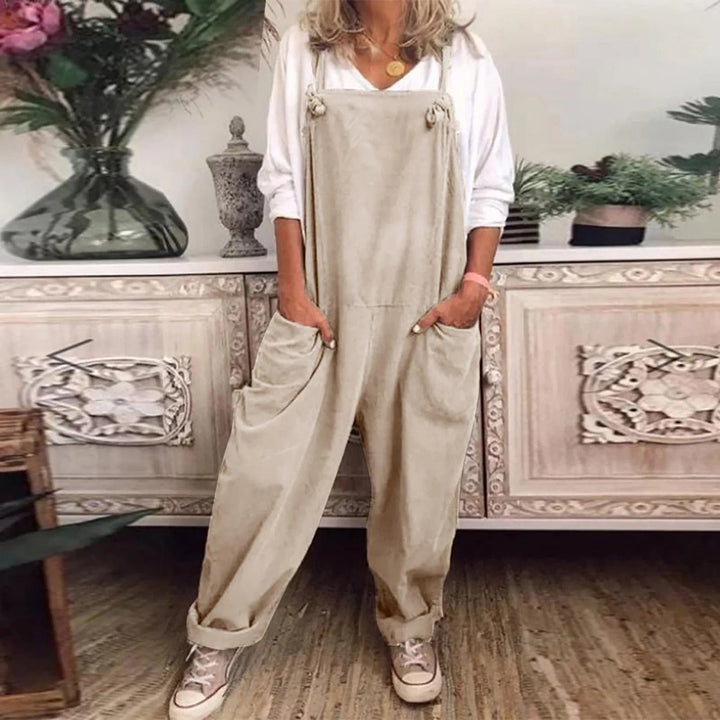 LS | Women Easy Fit Overall Jumpsuit Lion Style