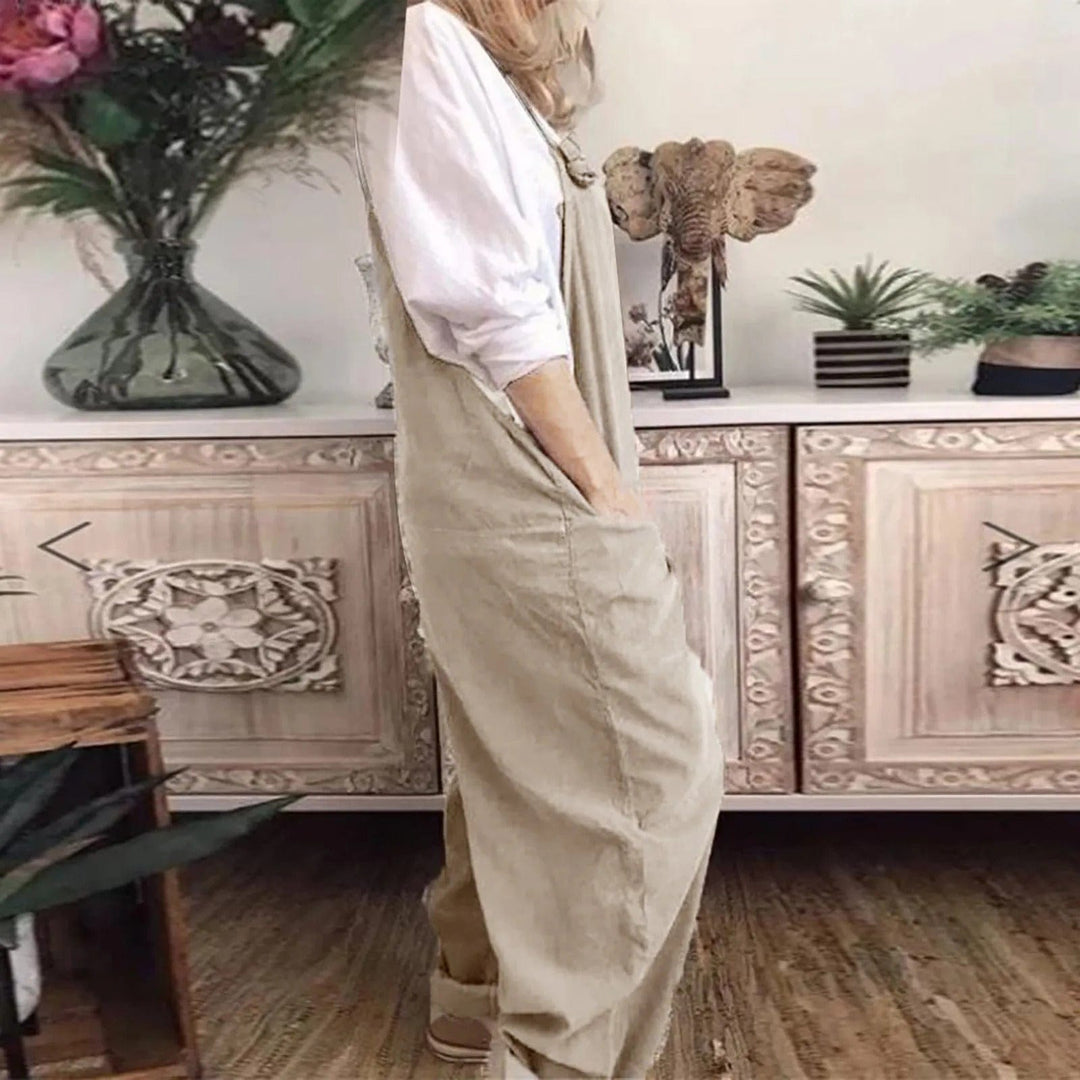 LS | Women Easy Fit Overall Jumpsuit Lion Style