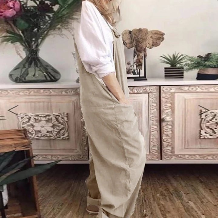 LS | Women Easy Fit Overall Jumpsuit Lion Style