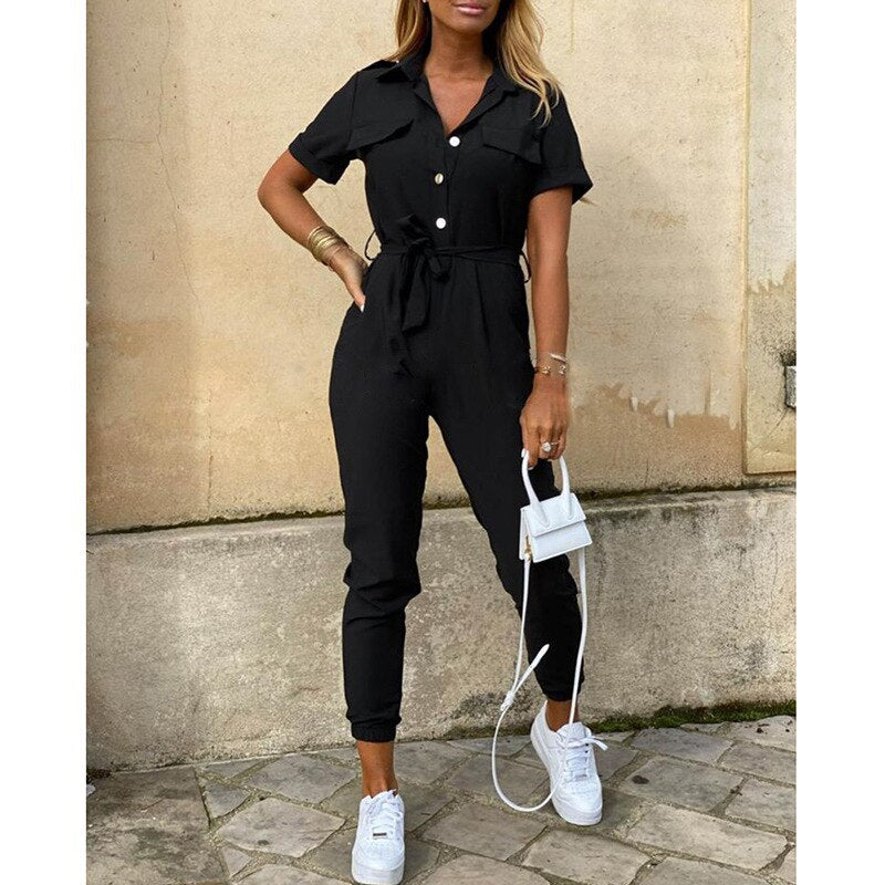LS | Women Effortless Jumpsuit Lion Style
