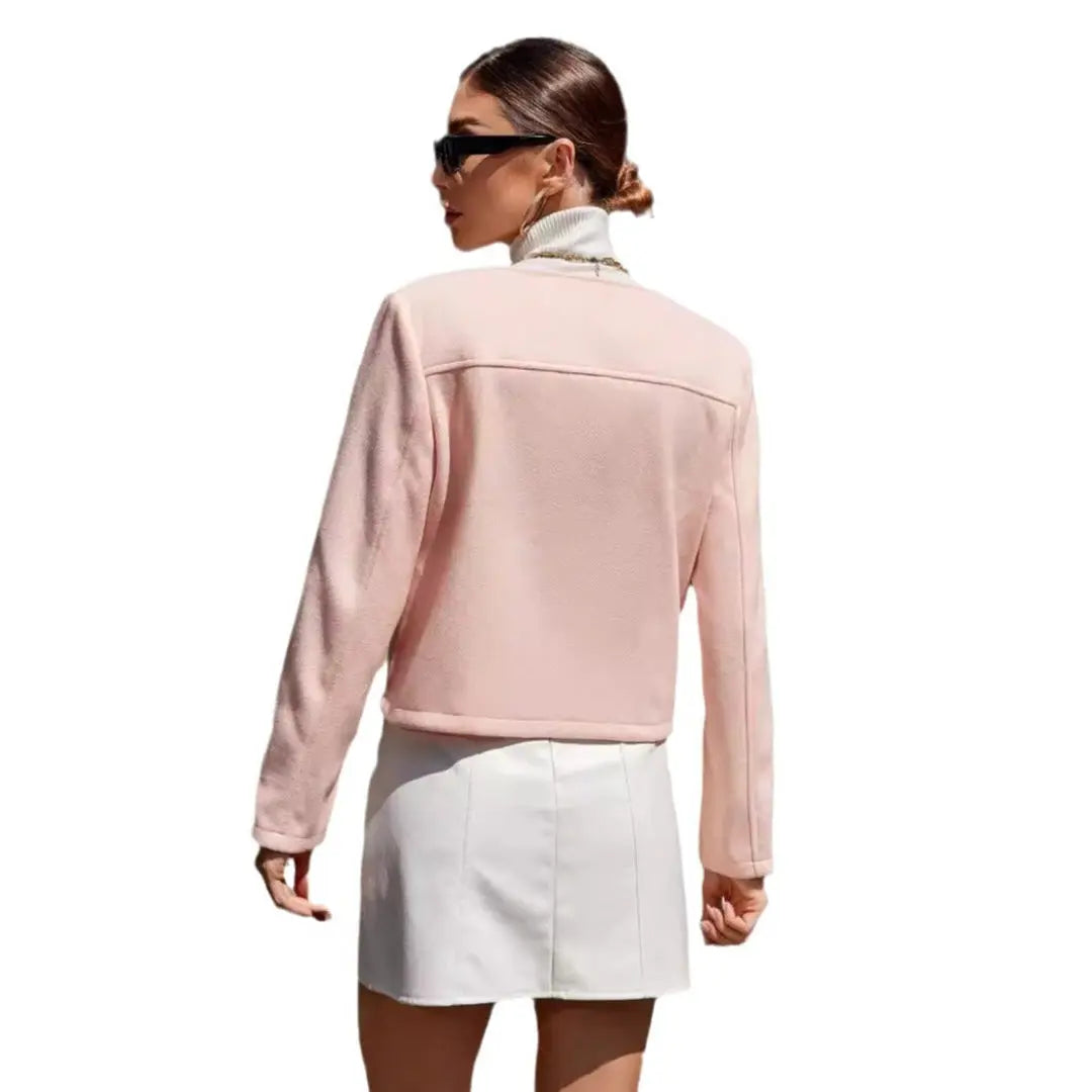 LS | Women Elegant Cropped Jacket Lion Style