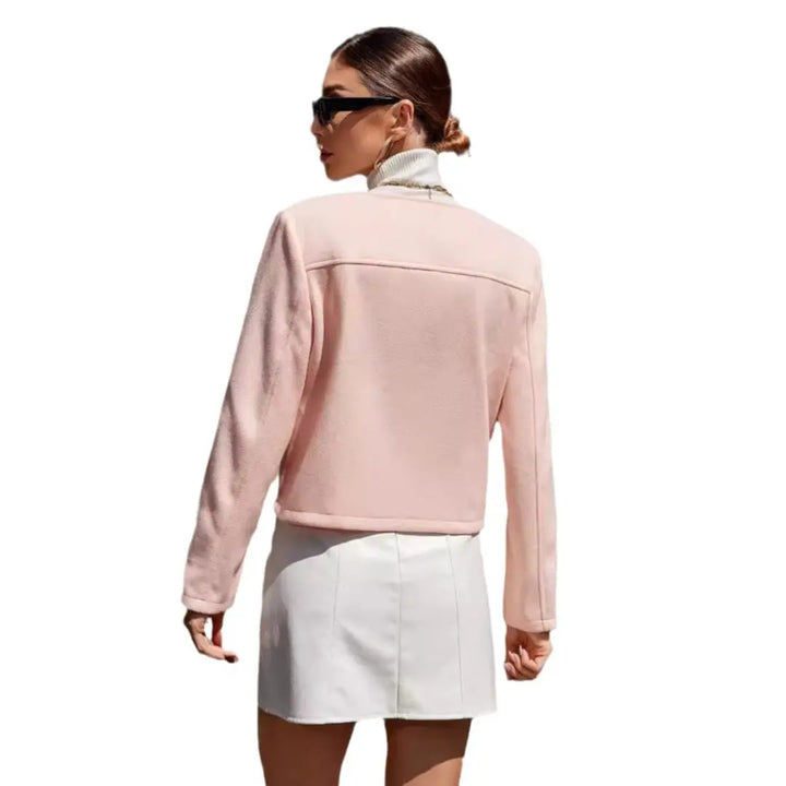 LS | Women Elegant Cropped Jacket Lion Style