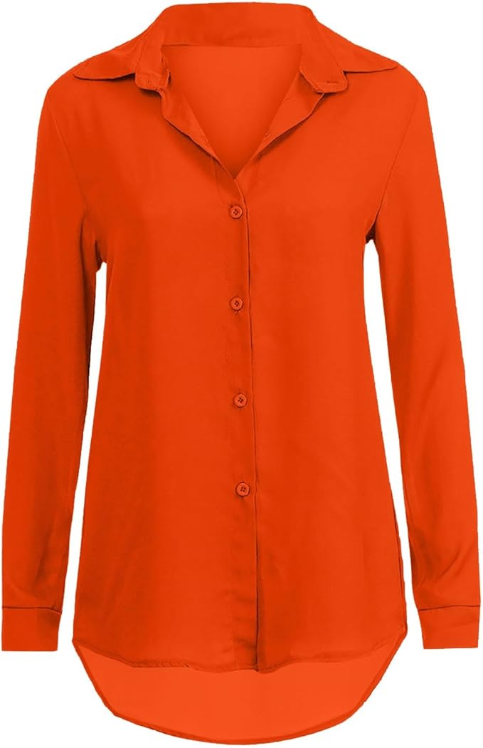 LS | Women Elegant Minimal Shirt Blouse Lion Style