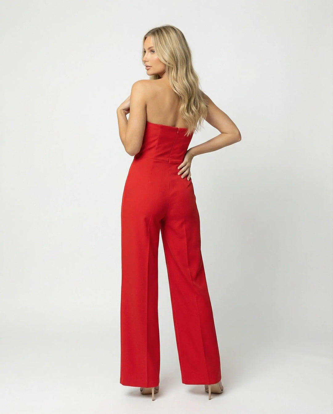 LS | Women Elegant Tube Jumpsuit Lion Style