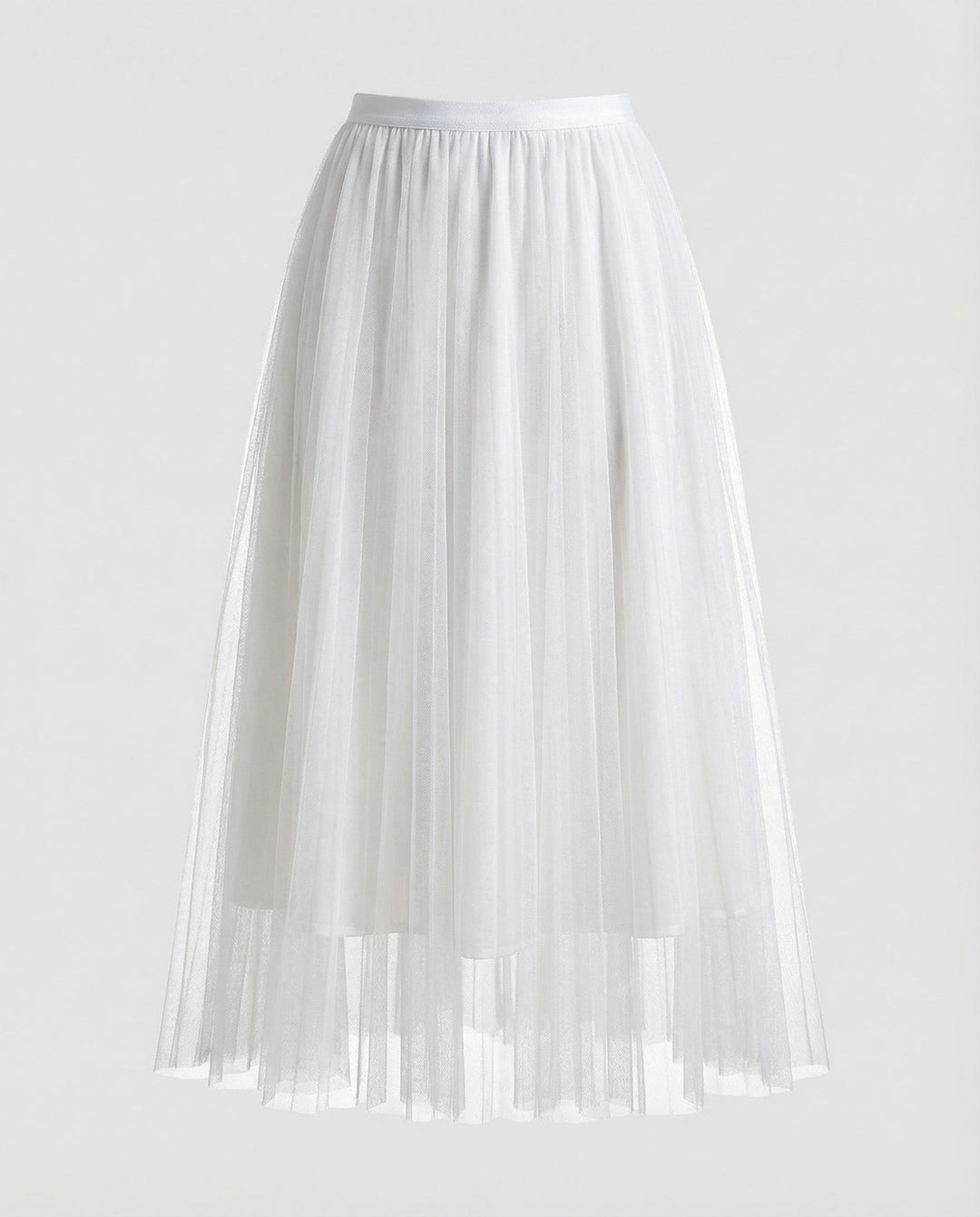 LS | Women Elegant Tulle A-Line Skirt Lion Style