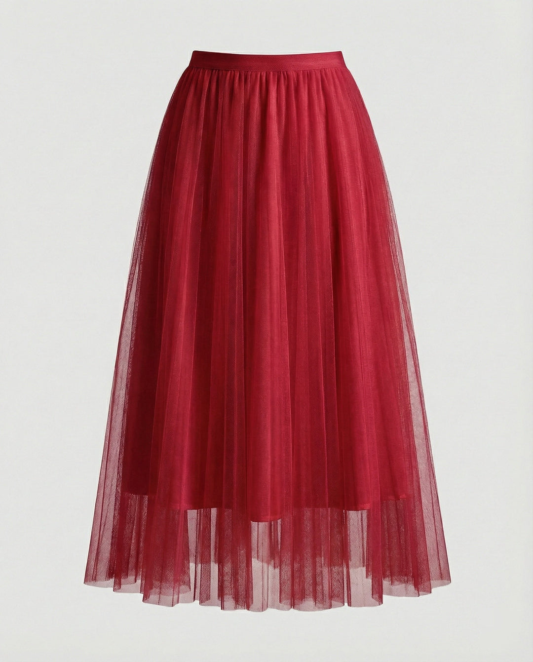 LS | Women Elegant Tulle A-Line Skirt Lion Style