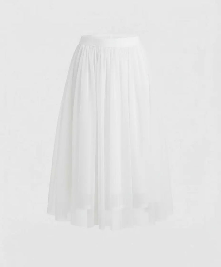 LS | Women Elegant Tulle Midi Skirt Lion Style