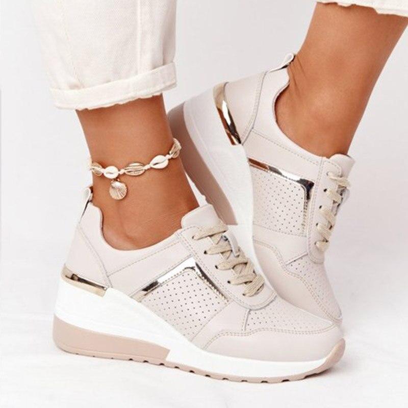 LS | Women Elevated Sole Orthopedic Sneakers Lion Style