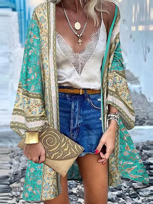 LS | Women Floral Boho Kimono Lion Style