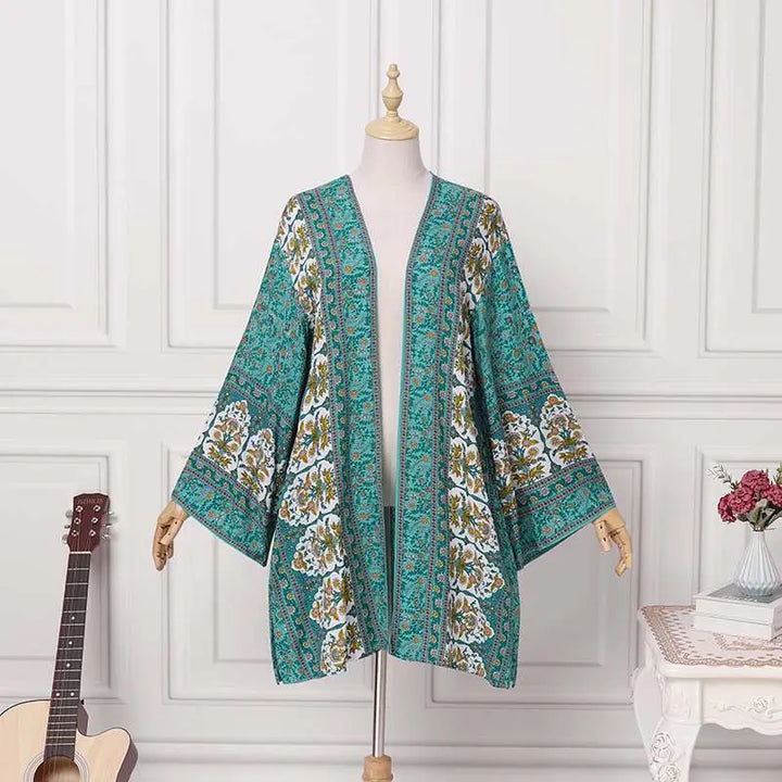 LS | Women Floral Boho Kimono Lion Style
