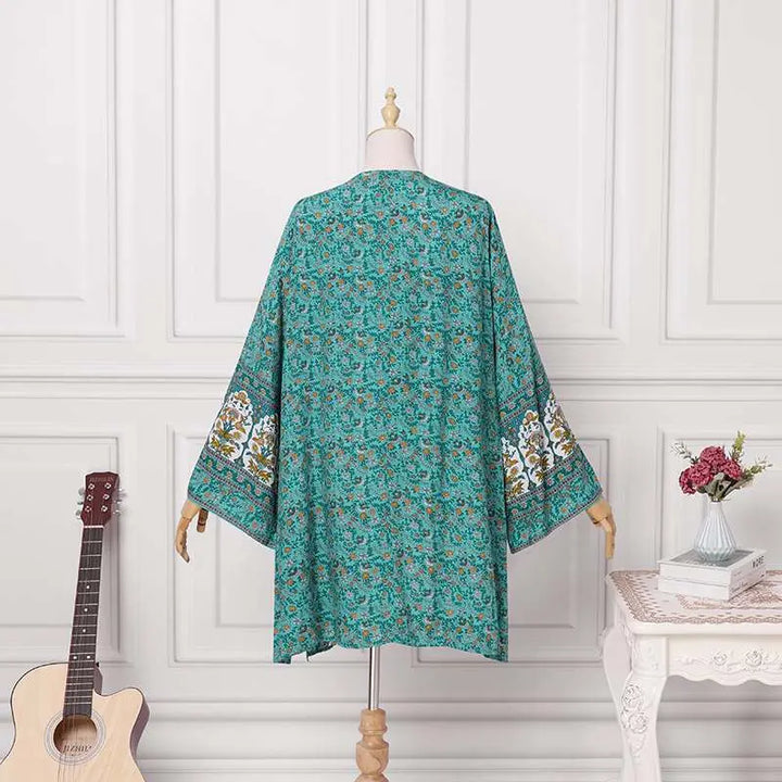 LS | Women Floral Boho Kimono Lion Style