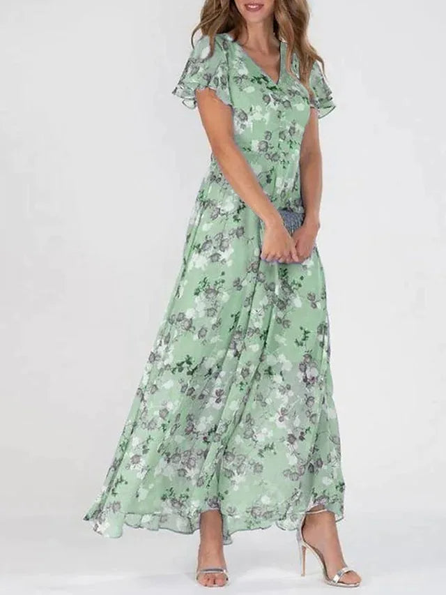 LS | Women Floral Occasion Dress Lion Style