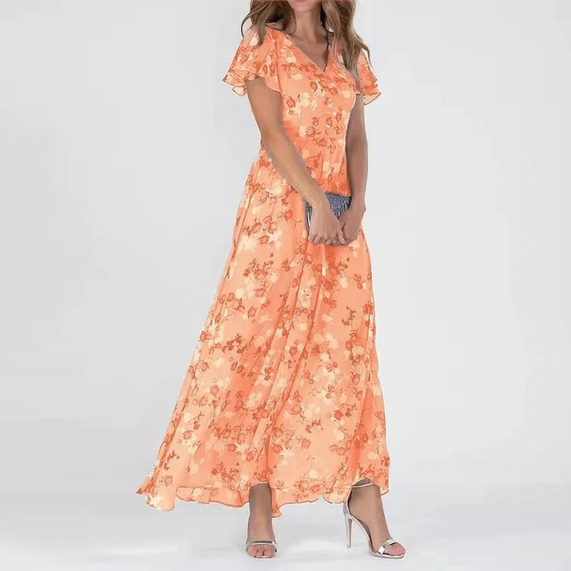 LS | Women Floral Occasion Dress Lion Style