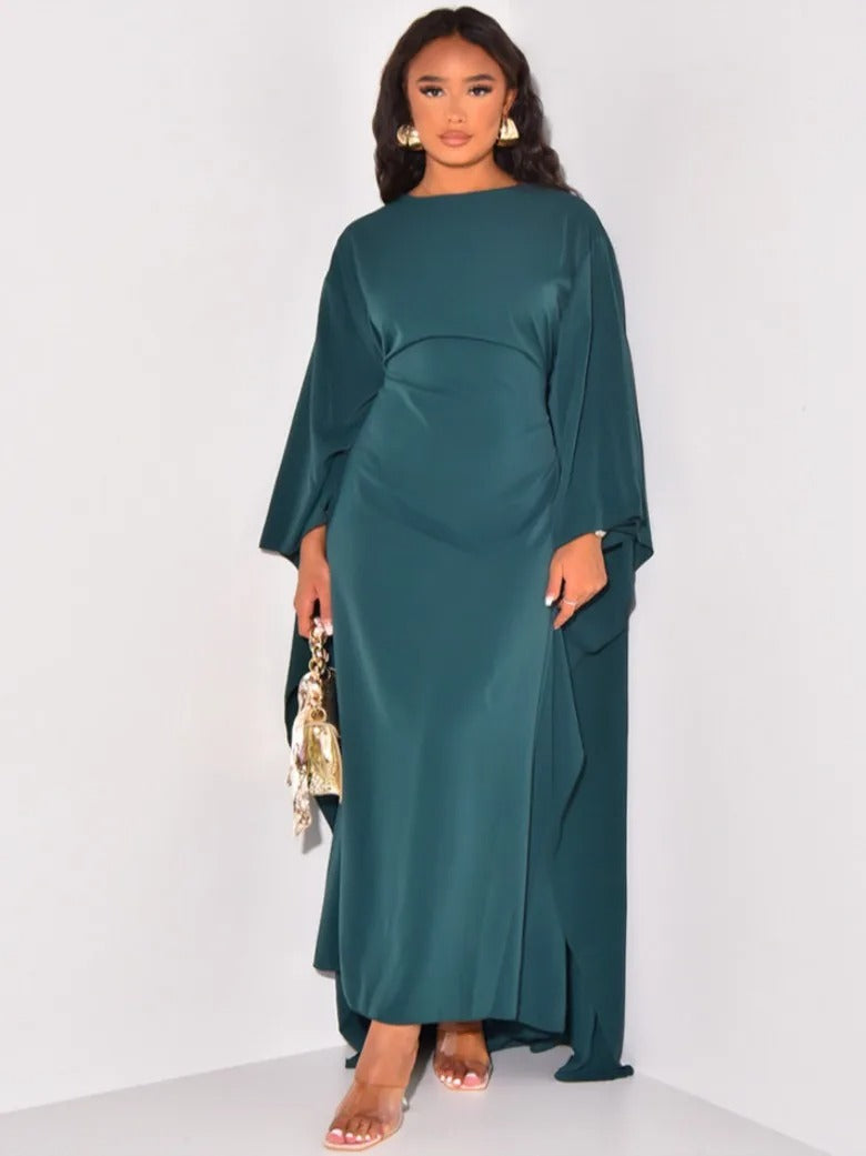 LS | Women Flow Cape Dress Lion Style