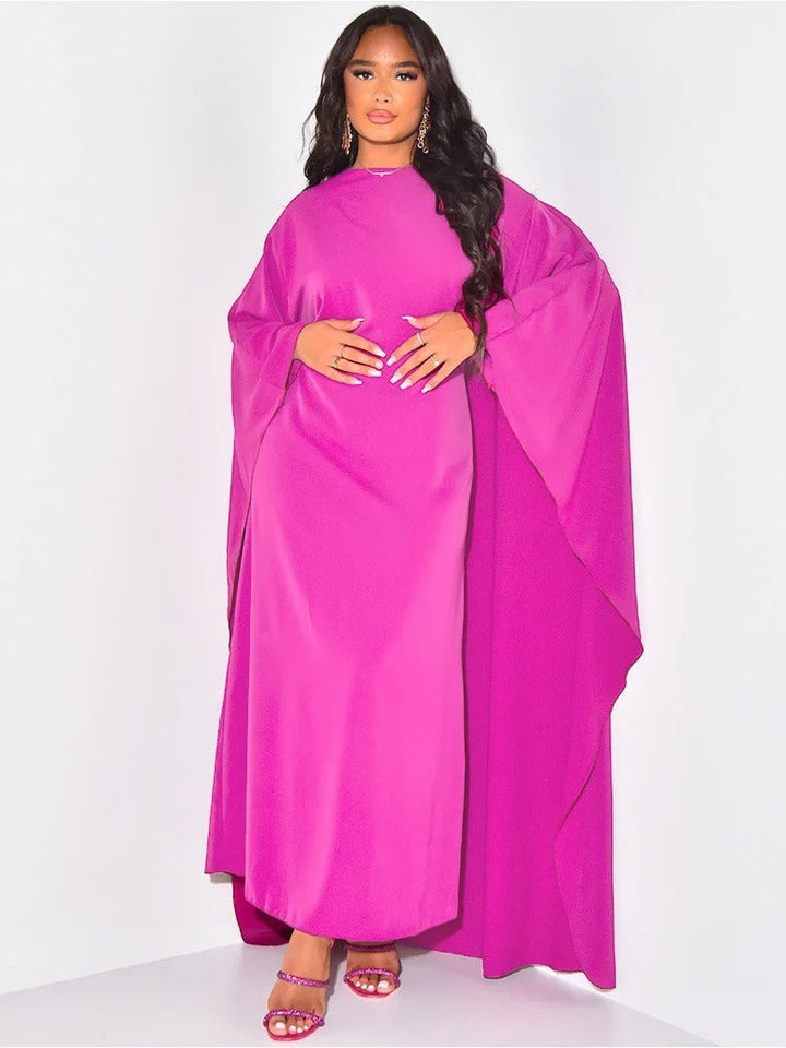 LS | Women Flow Cape Dress Lion Style