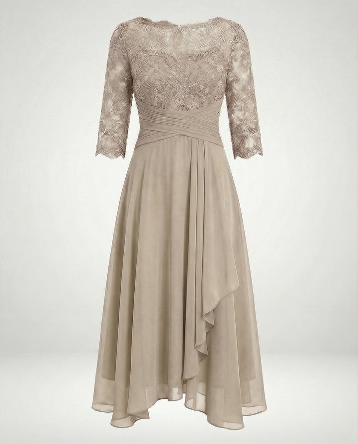 LS | Women Flowy Hem Midi Dress Lion Style
