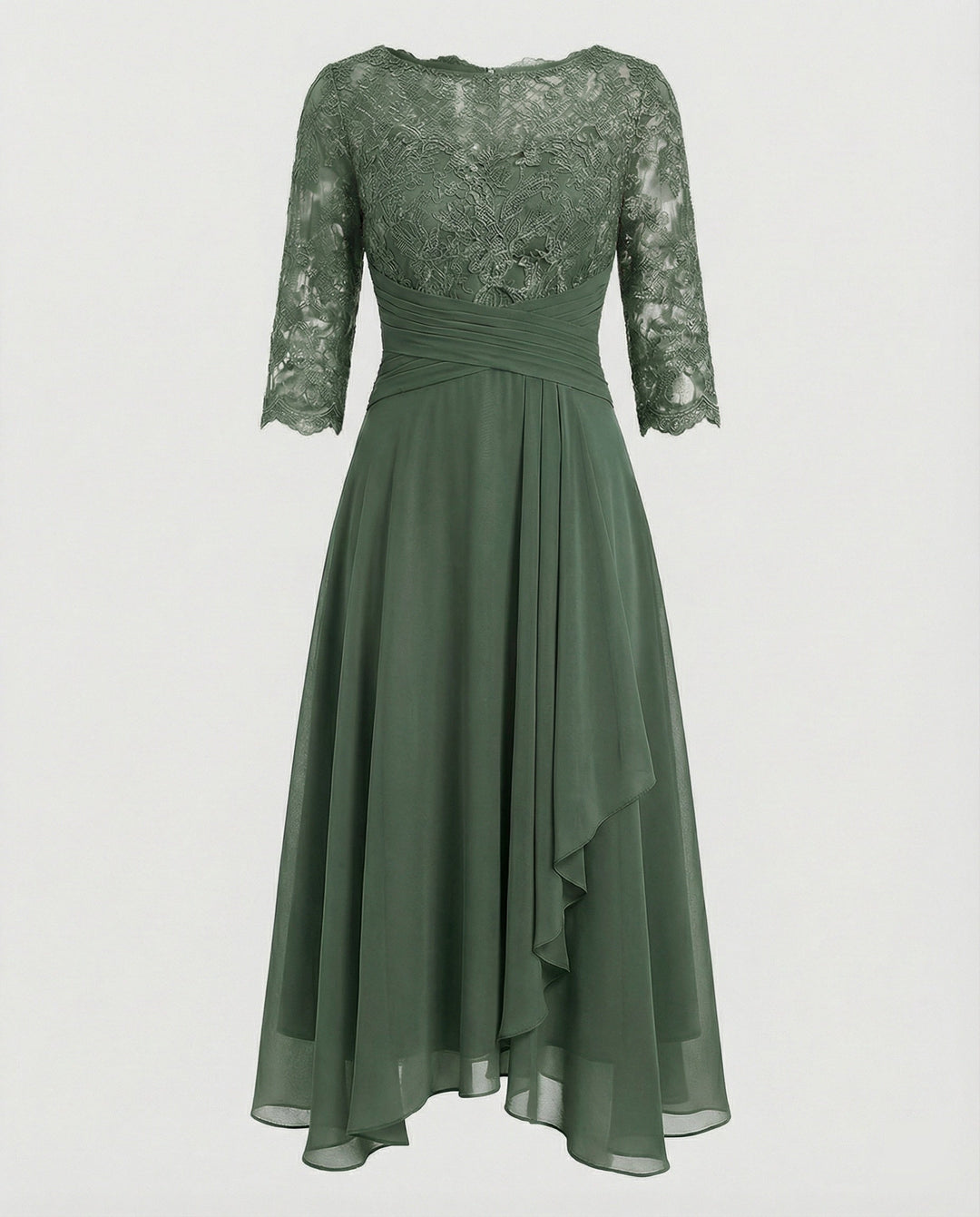 LS | Women Flowy Hem Midi Dress Lion Style