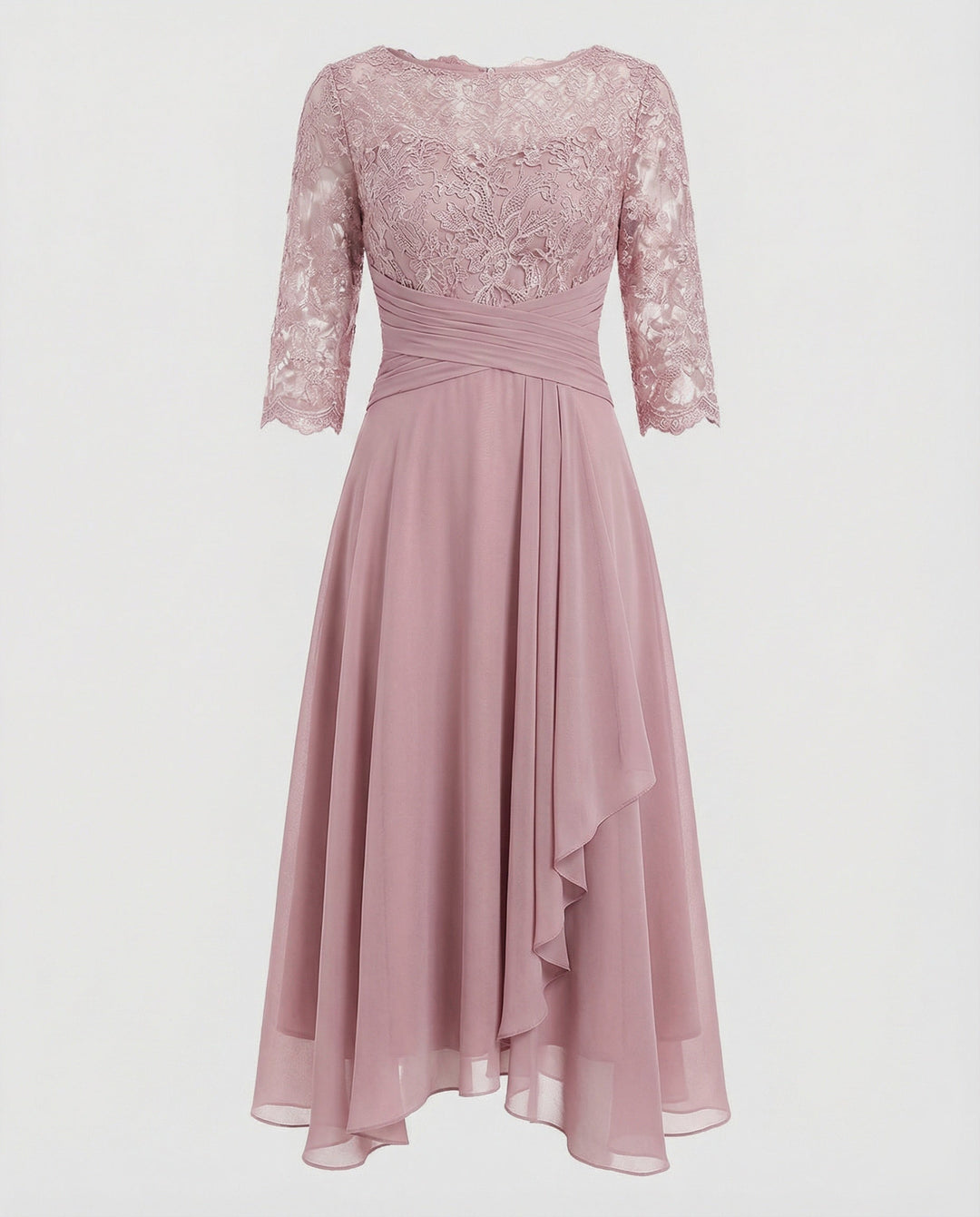 LS | Women Flowy Hem Midi Dress Lion Style