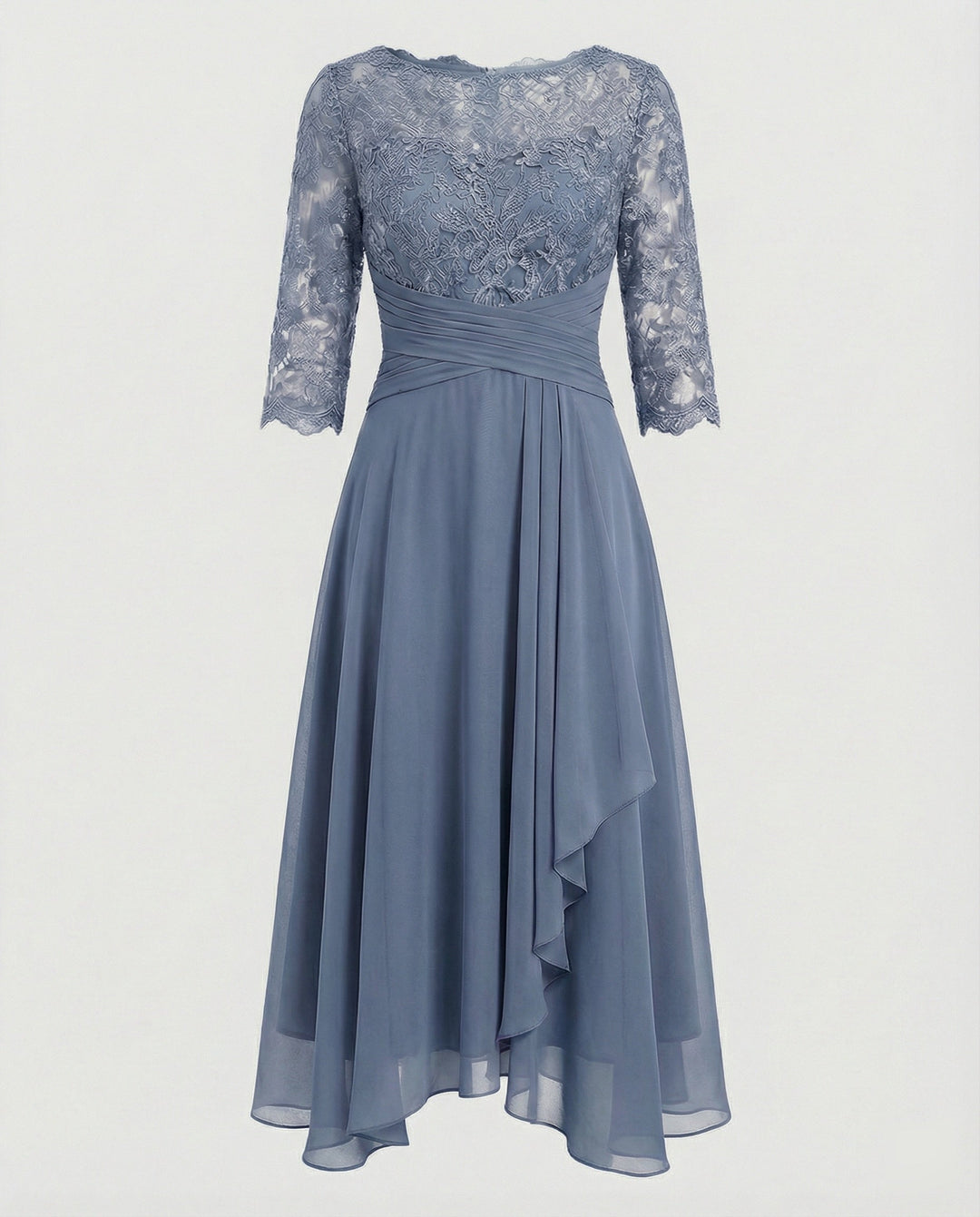 LS | Women Flowy Hem Midi Dress Lion Style