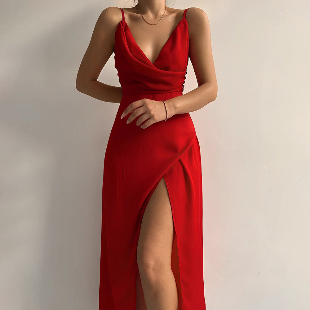 LS | Women Formal Evening Maxi Dress Lion Style
