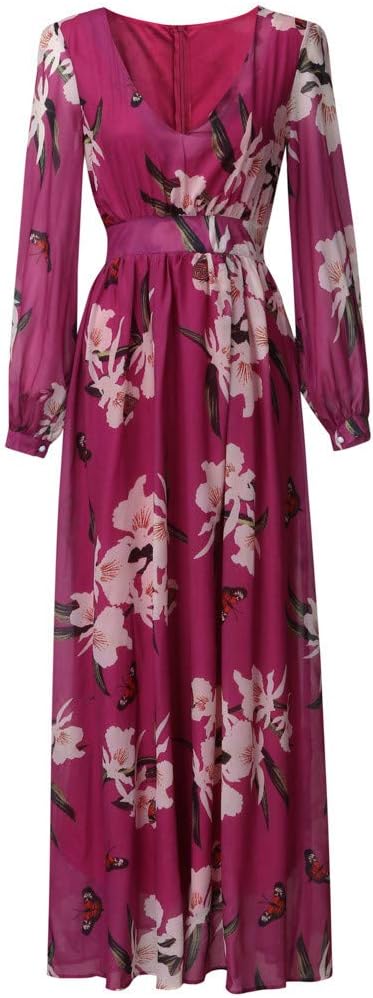 LS | Women Garden Flow Maxi Dress Lion Style