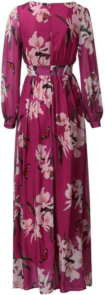LS | Women Garden Flow Maxi Dress Lion Style