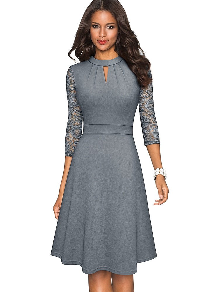 LS | Women Grace Fit Dress Lion Style