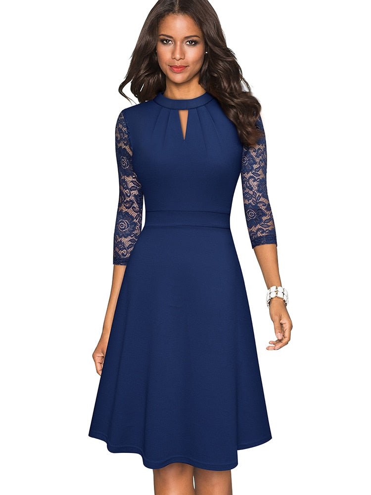 LS | Women Grace Fit Dress Lion Style