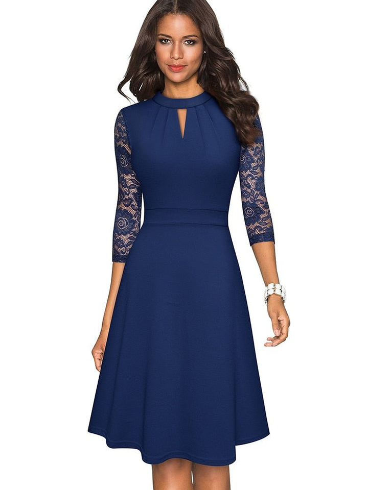 LS | Women Grace Fit Dress Lion Style