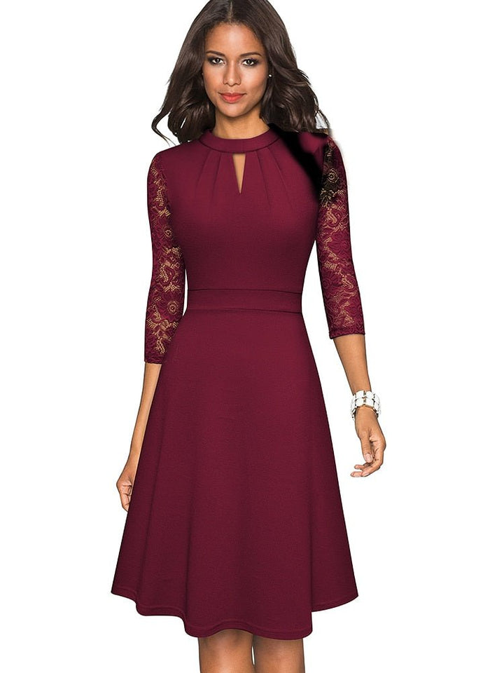 LS | Women Grace Fit Dress Lion Style