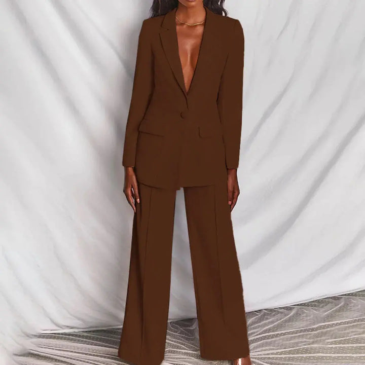 LS | Women High Fashion Blazer Set Lion Style