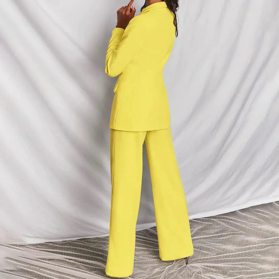 LS | Women High Fashion Blazer Set Lion Style