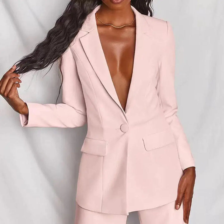 LS | Women High Fashion Blazer Set Lion Style