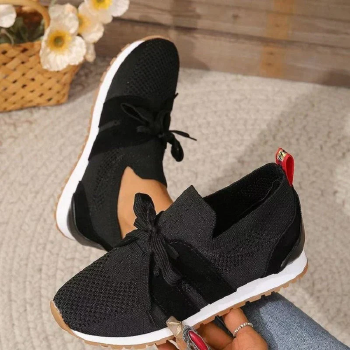 LS | Women Knit Comfort Walking Sneakers Lion Style